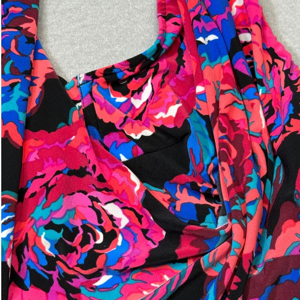 Magicsuit Women's Sonic Blooms Sophie Underwire Tankini Top black multi 14 $128 - Picture 6 of 9